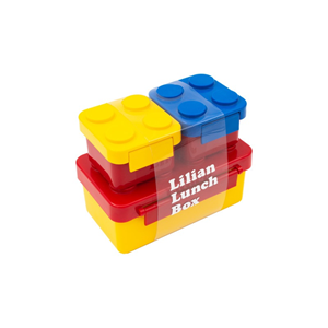 ظرف غذای کودک لیلیان 3 تکه طرح پازل Lilian Lunch Box_اسباب بازی